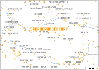 map of Sarāb-e Pardeh Chāy