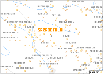 map of Sarāb-e Talkh