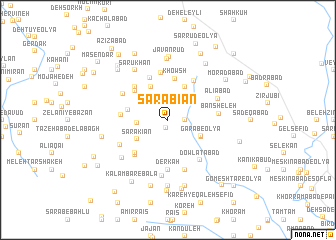 map of Sarābīān
