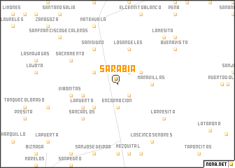 map of Sarabia