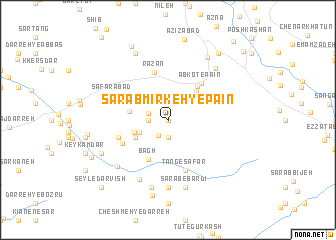 map of Sarāb Mīrkeh-ye Pāʼīn