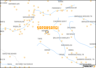 map of Sarāb Sangī