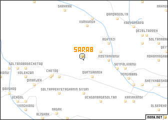 map of Sarāb
