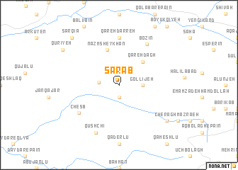 map of Sarāb