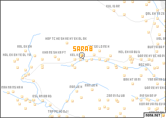 map of Sarāb