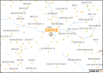 map of Sarāb