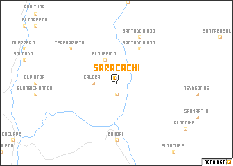 map of Saracachi