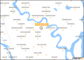 map of Sāradob