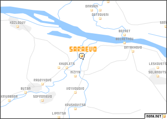 map of Saraevo