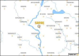map of Sarae