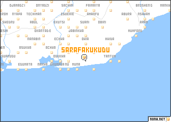 map of Sarafa Kukudu