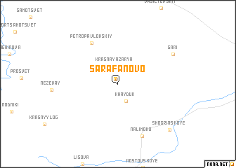 map of Sarafanovo