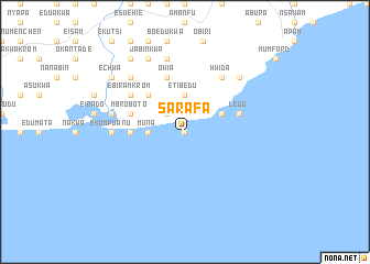map of Sarafa