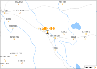 map of Sarafa