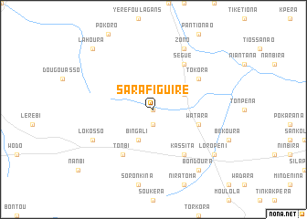 map of Sarafiguiré