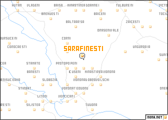 map of Sarafineşti