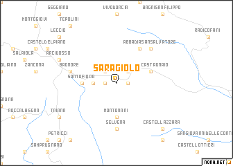 map of Saragiolo