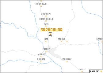 map of Saragouna