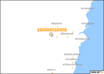 map of Sarahandrana