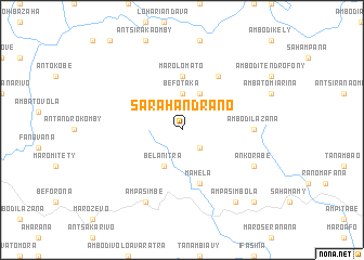 map of Sarahandrano