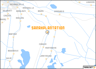 map of Sarah Plantation