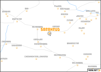 map of Sarahrūd