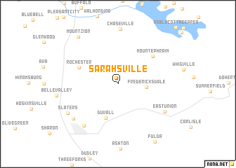 map of Sarahsville