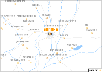 map of Sarahs