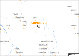 map of Sarahuasi