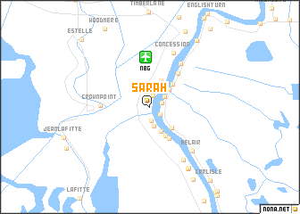 map of Sarah