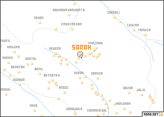 map of Sārah