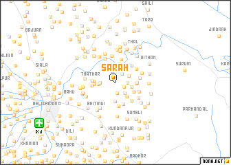 map of Sarāh