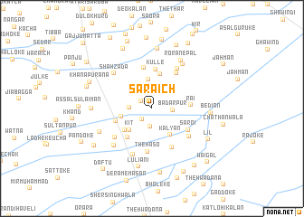 map of Sarāich