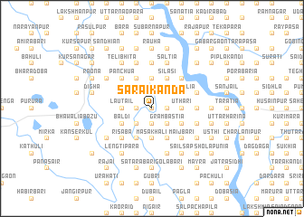 map of Sarai Kānda