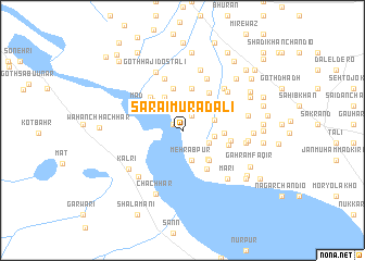 map of Sarāi Murād Ali