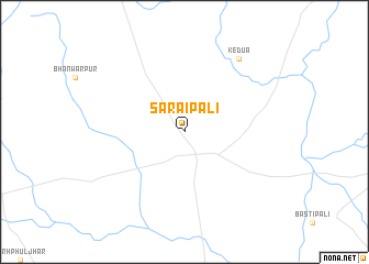 map of Saraipāli