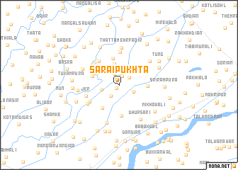 map of Sarāi Pukhta