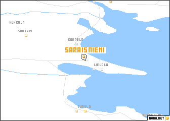 map of Säräisniemi