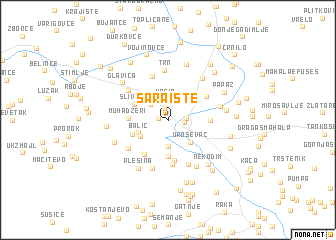 map of Saraište