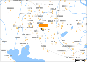 map of Sarāi