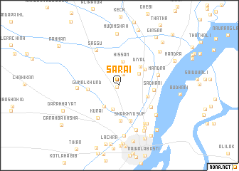 map of Sarāi