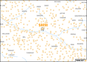 map of Sarāi