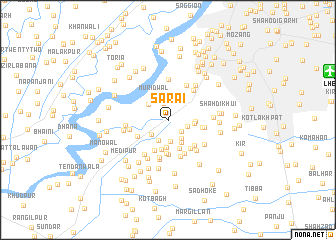 map of Sarāi