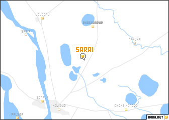 map of Sarāi