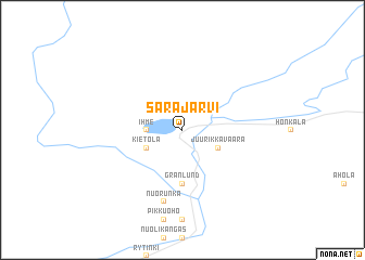 map of Sarajärvi