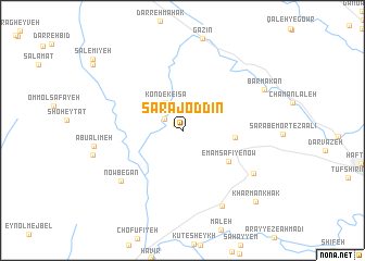 map of Sarāj od Dīn