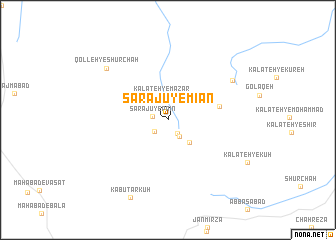 map of Sarājū-ye Mīān