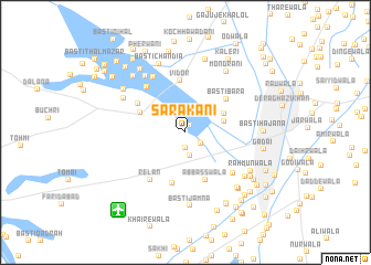 map of Sarakāni
