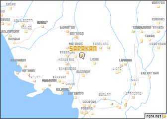 map of Sarakan