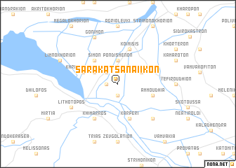 map of Sarakatsanaíikon